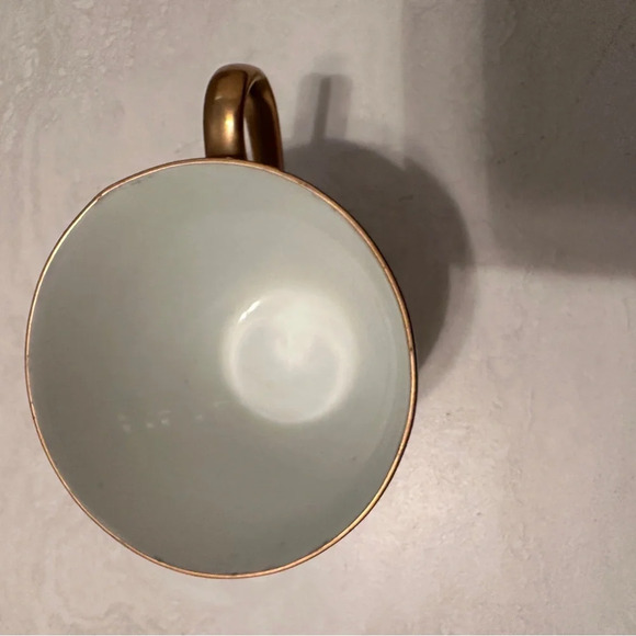 VINTAGE Coffee Tea Set  FRED ROBERTS CO.  Sage Green Cup & Saucer - Picture 5 of 8